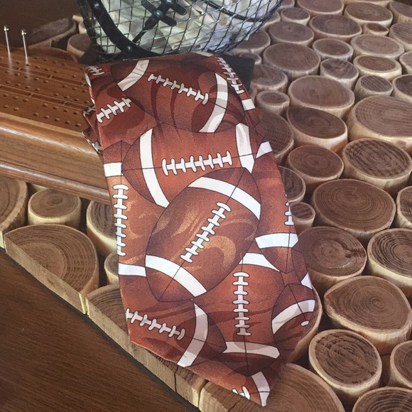 2/$20 Football Necktie - Picture 2 of 4
